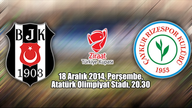 Donnerstag, 18. Dezember 2014 - 19.30 Uhr - Ziraat Türkiye Kupasi (Pokal)
