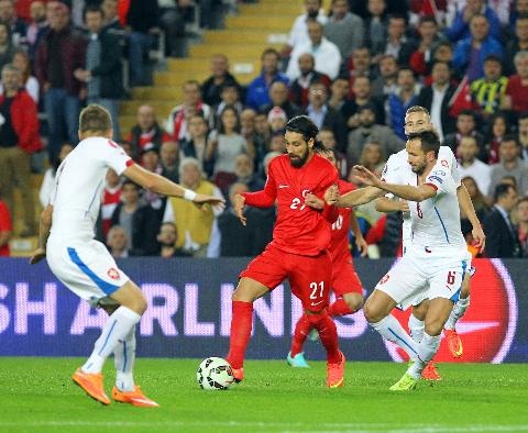 Türkiye 1:2 Çek Cumhuriyeti - Cuma 10. Ekim 2014 - Avrupa Şampiyonası Elemeleri